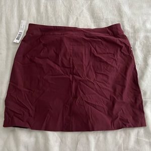 NWT 16W Tribal Remington Slit Pocket Skort in Burgundy